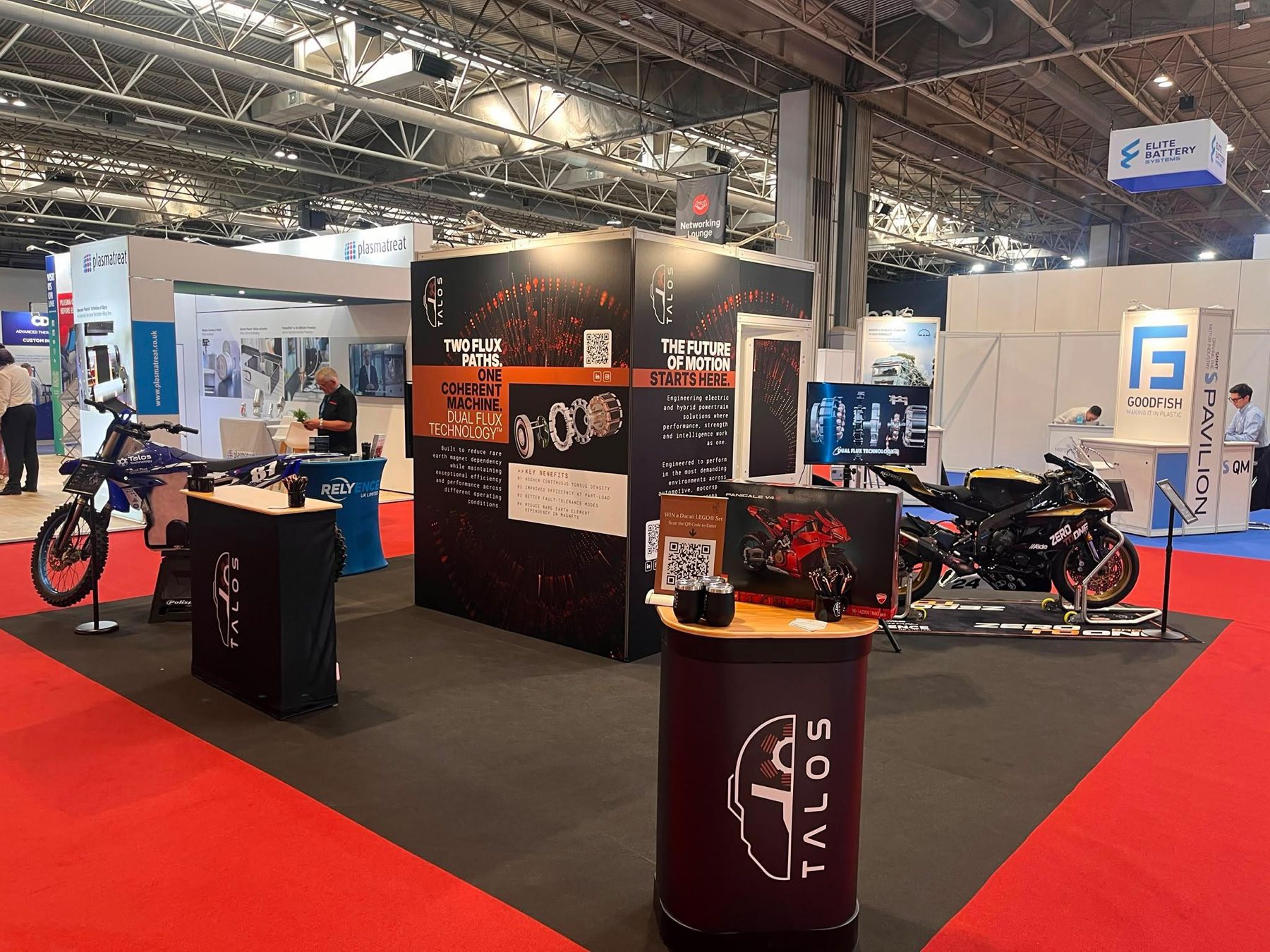 The Talos Technology stand at Vehicle Electrification Expo 2026, NEC Birmingham